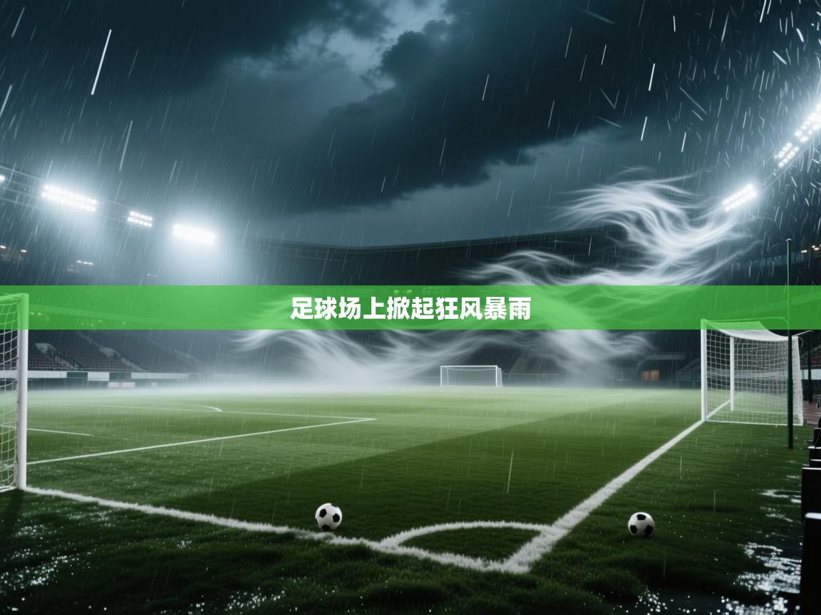 足球场上掀起狂风暴雨  第1张